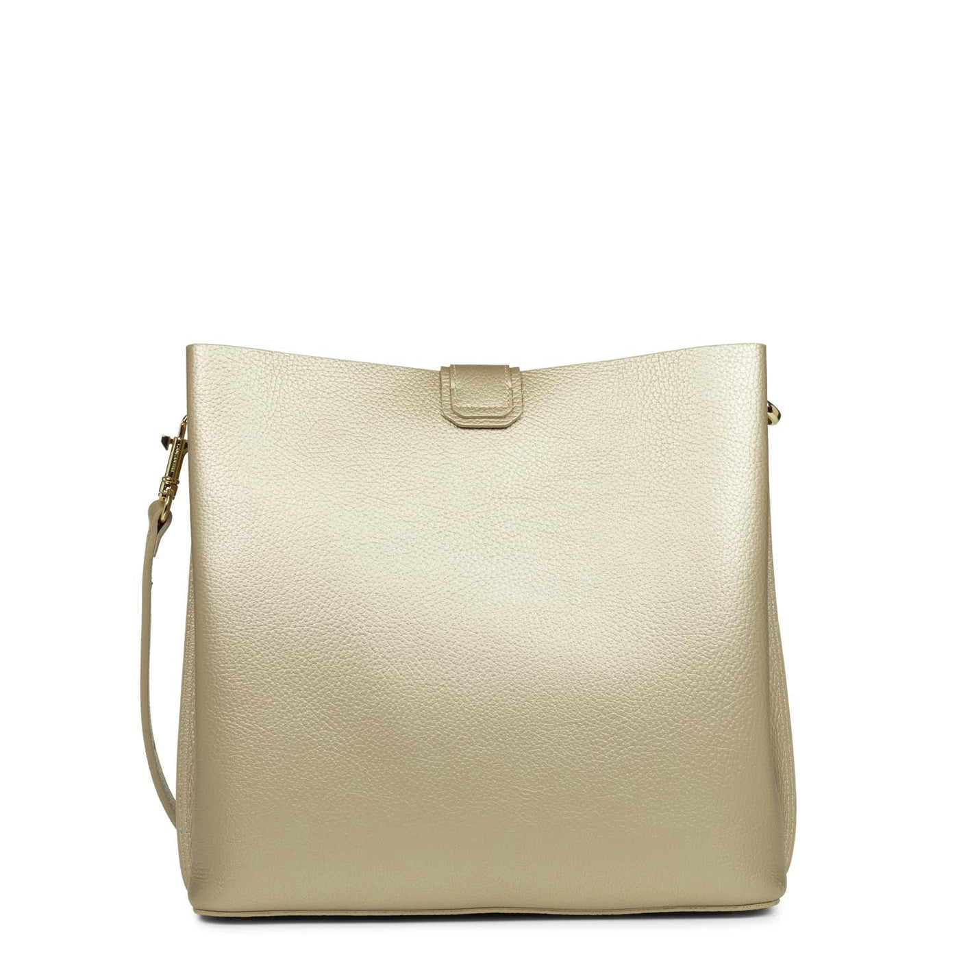 m bucket bag - foulonne double #couleur_champagne-in-nude