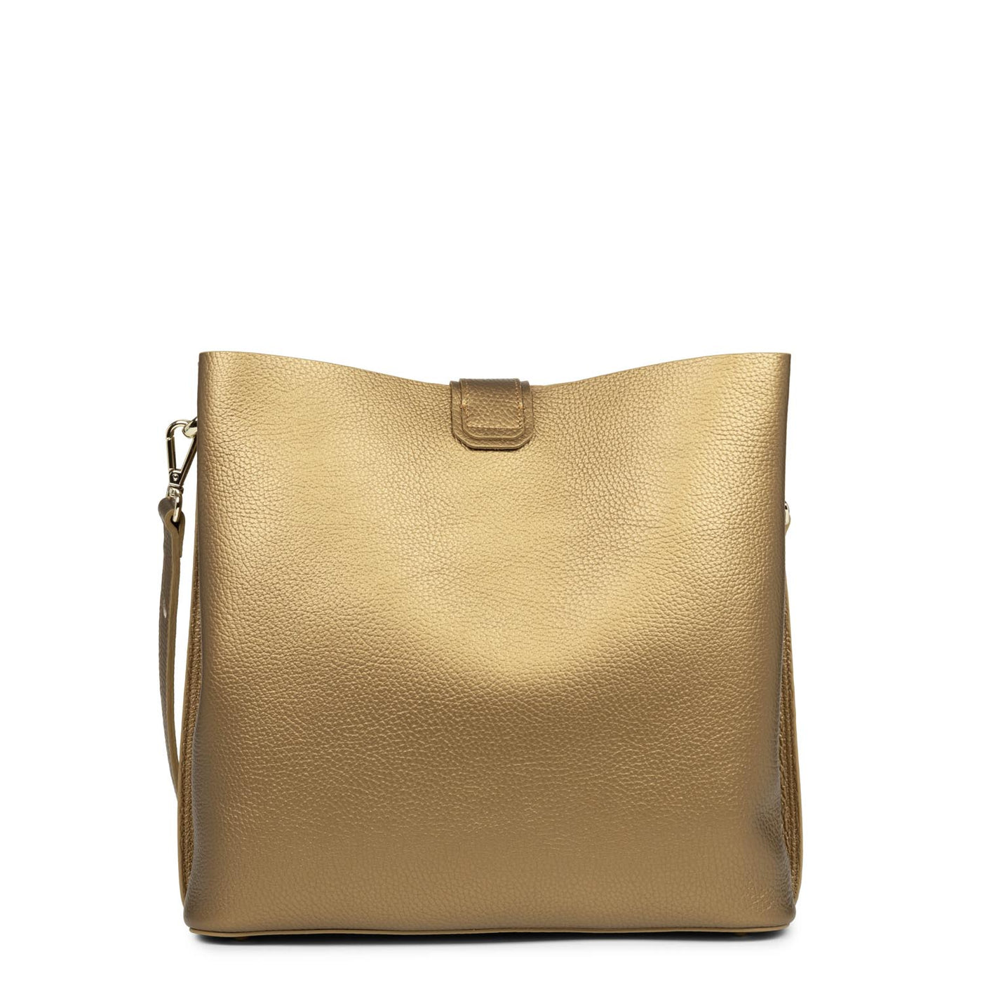 m bucket bag - foulonne double #couleur_gold-antic-in-naturel