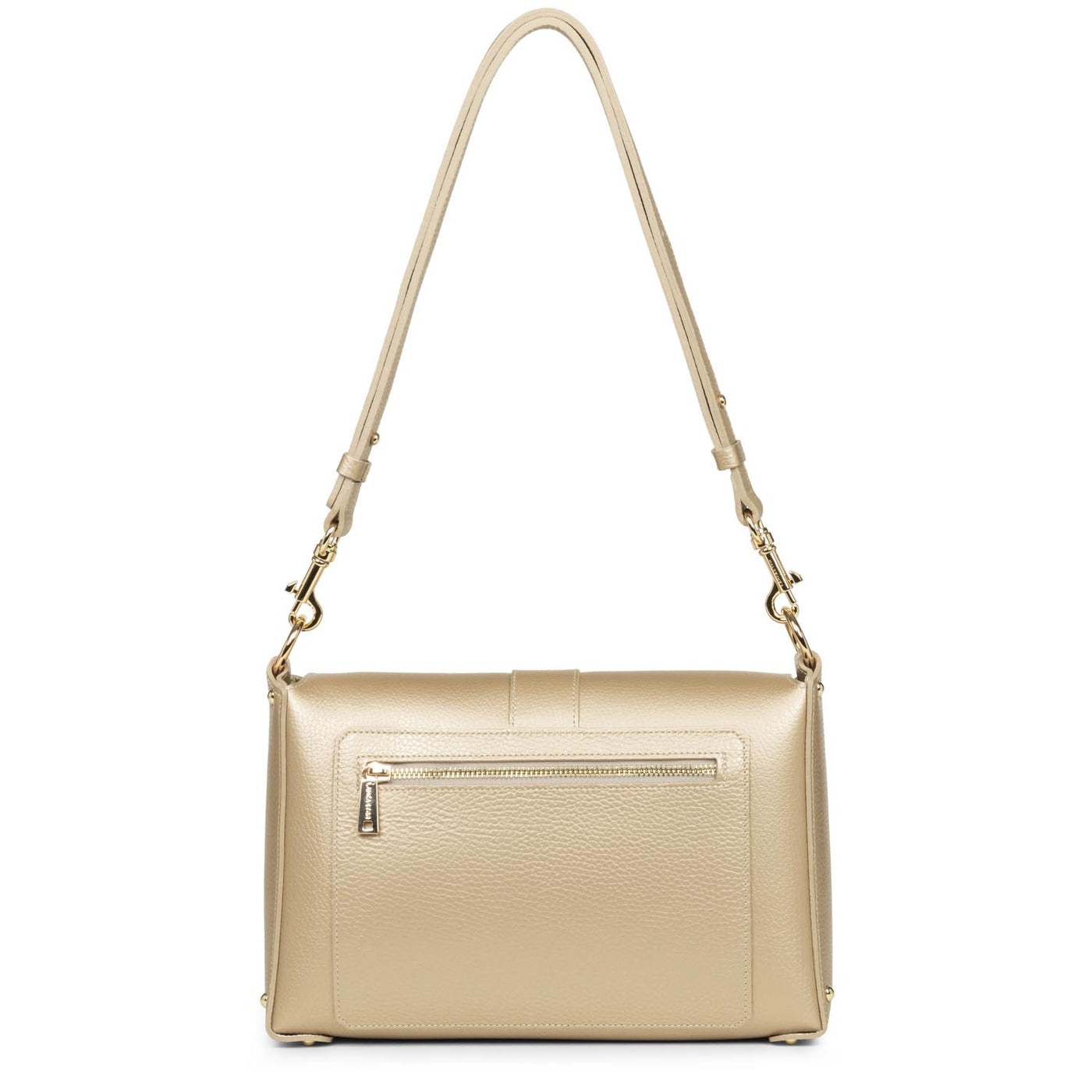 m crossbody bag - foulonné double #couleur_champagne-in-nude