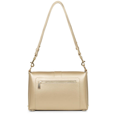 m crossbody bag - foulonné double #couleur_champagne-in-nude