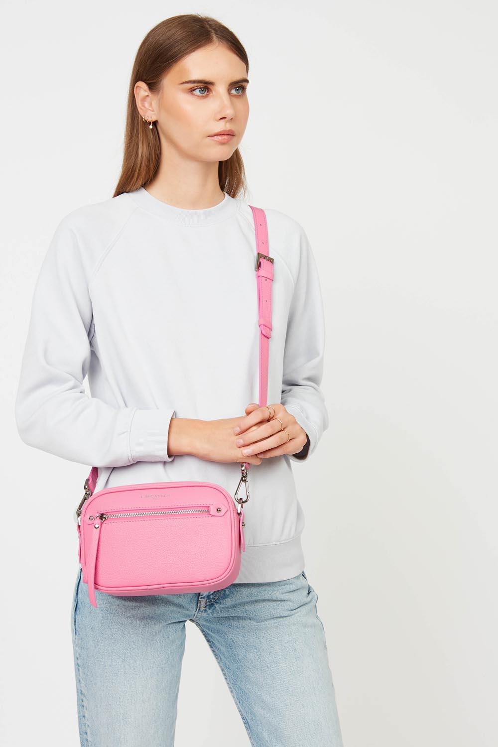 crossbody bag - firenze #couleur_rose