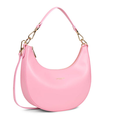 Longchamp Le Pliage Cuir Coin Purse With Key Ringpink - Pale Pink