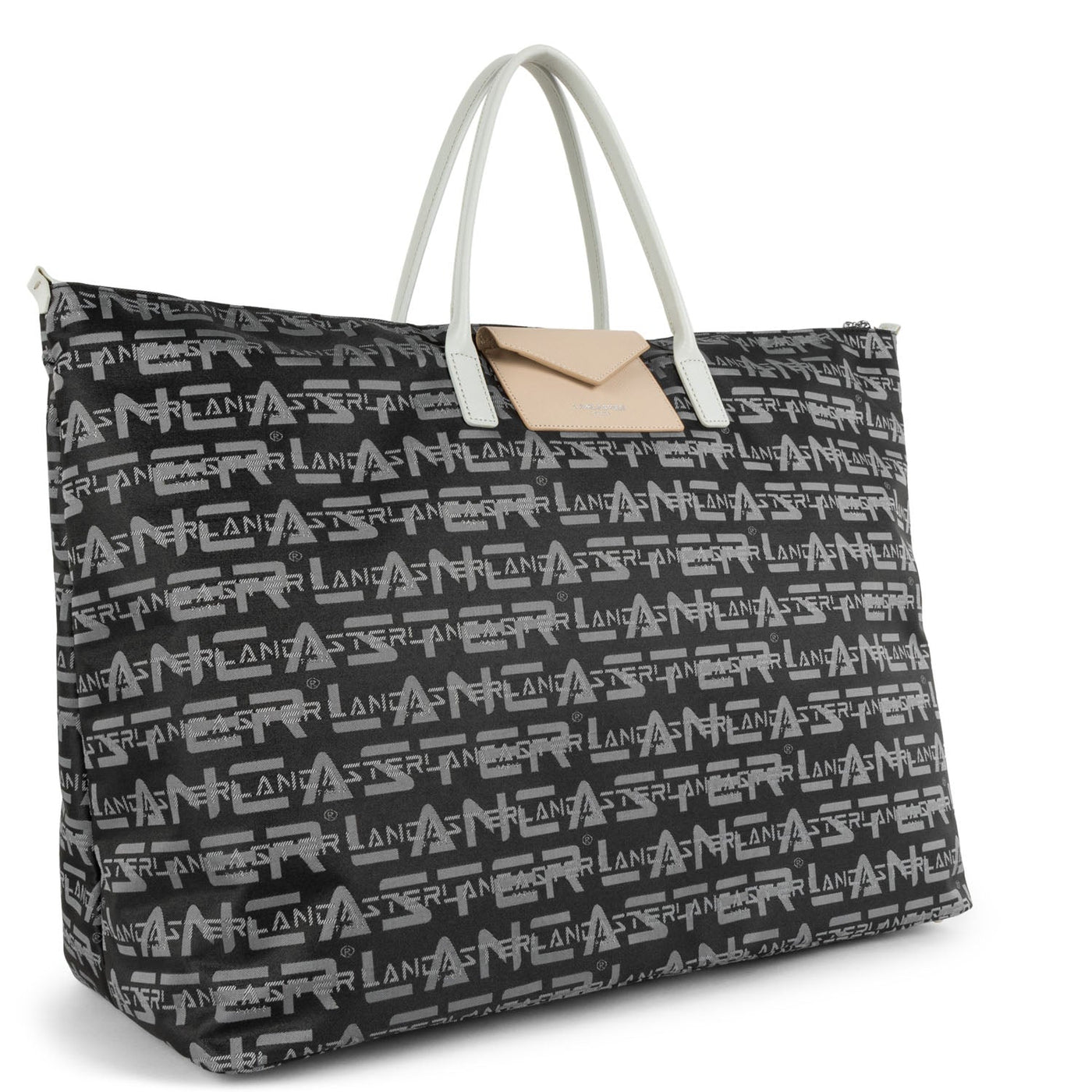 weekender bag - logo kba #couleur_noir-gris-poudre