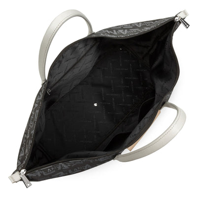 weekender bag - logo kba #couleur_noir-gris-poudre