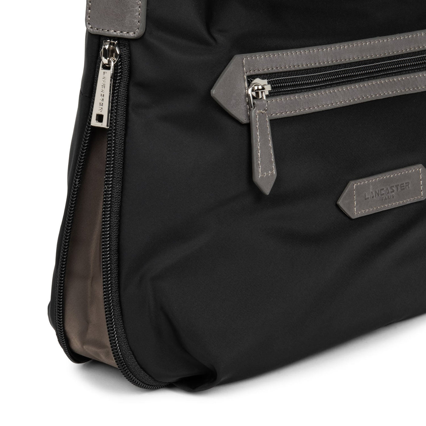 shoulder bag - basic sport #couleur_noir-taupe-galet