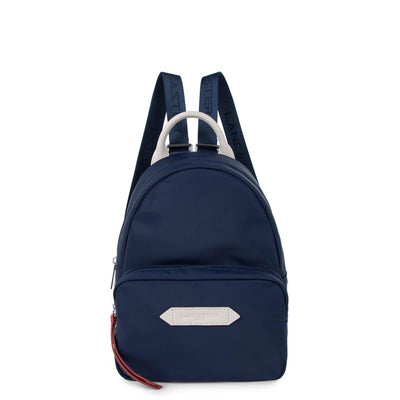 backpack - basic sport #couleur_bleu-fonc-beige-rouge