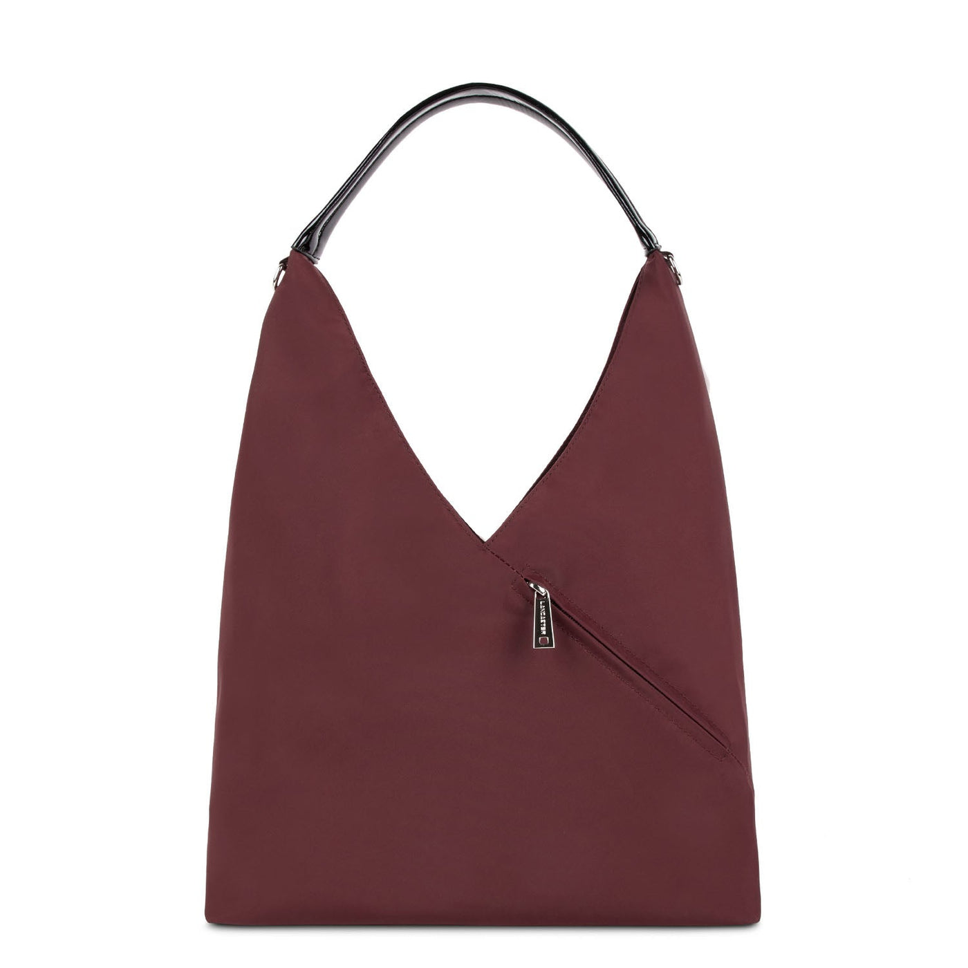 hobo bag - basic verni new #couleur_bordeaux