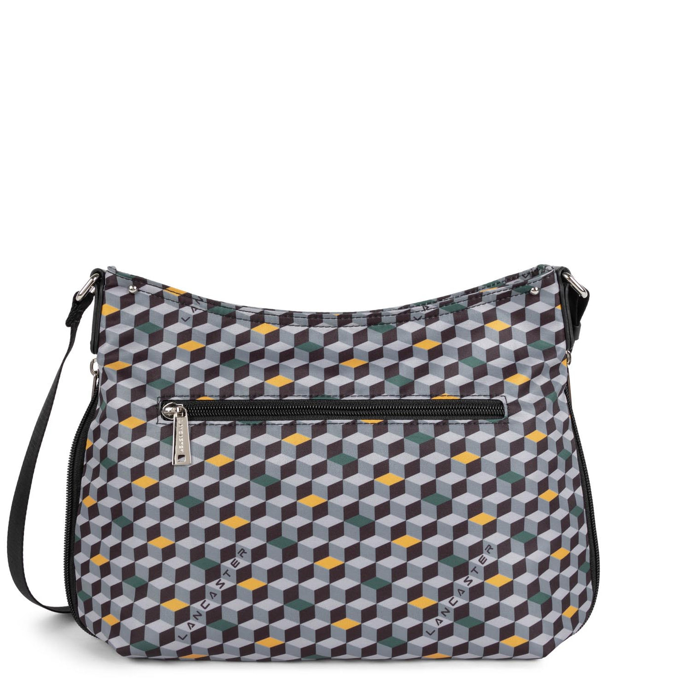 shoulder bag - basic pompon #couleur_damier-3d