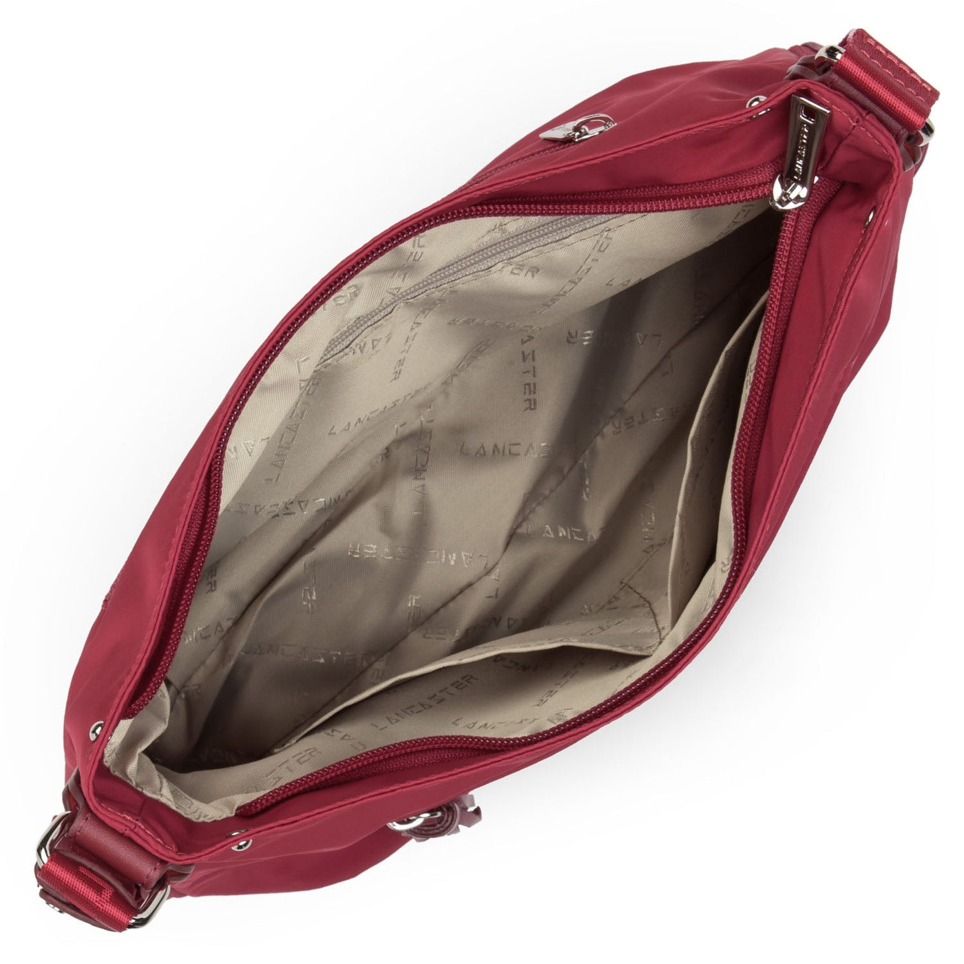 shoulder bag - basic pompon #couleur_framboise