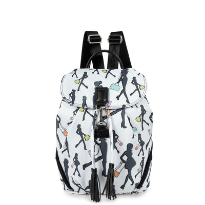 backpack - basic pompon #couleur_blanc-multi