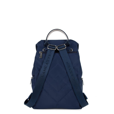 backpack - basic pompon #couleur_bleu-fonc-beige-rouge