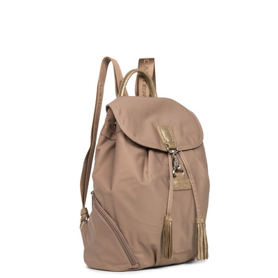 backpack - basic pompon #couleur_nude-champagne