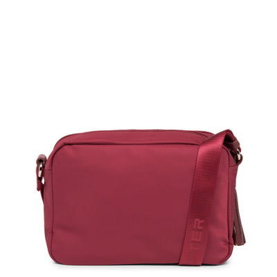 crossbody bag - basic pompon #couleur_framboise