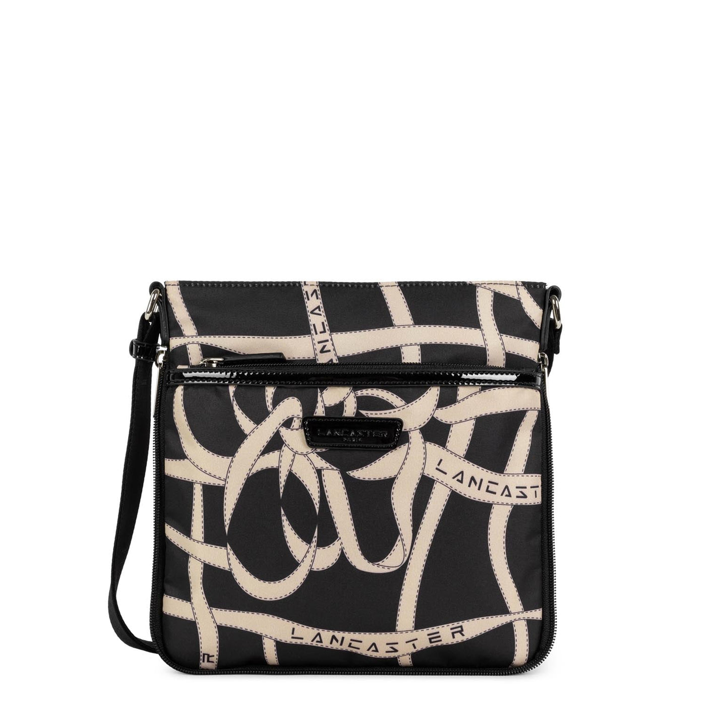 crossbody bag - basic verni #couleur_nude-ruban