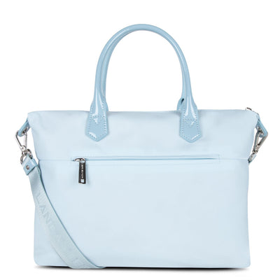m handbag - basic verni #couleur_bleu-ciel