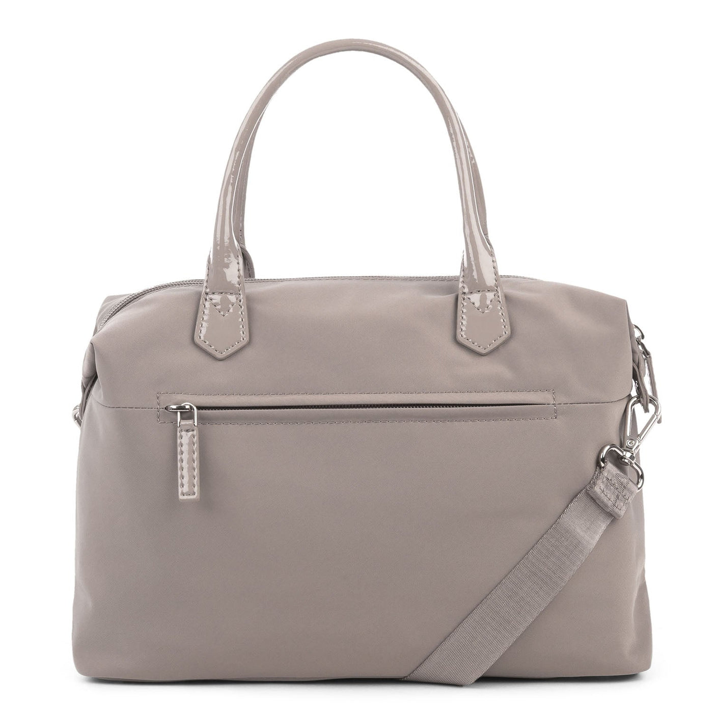 m handbag - basic verni #couleur_galet