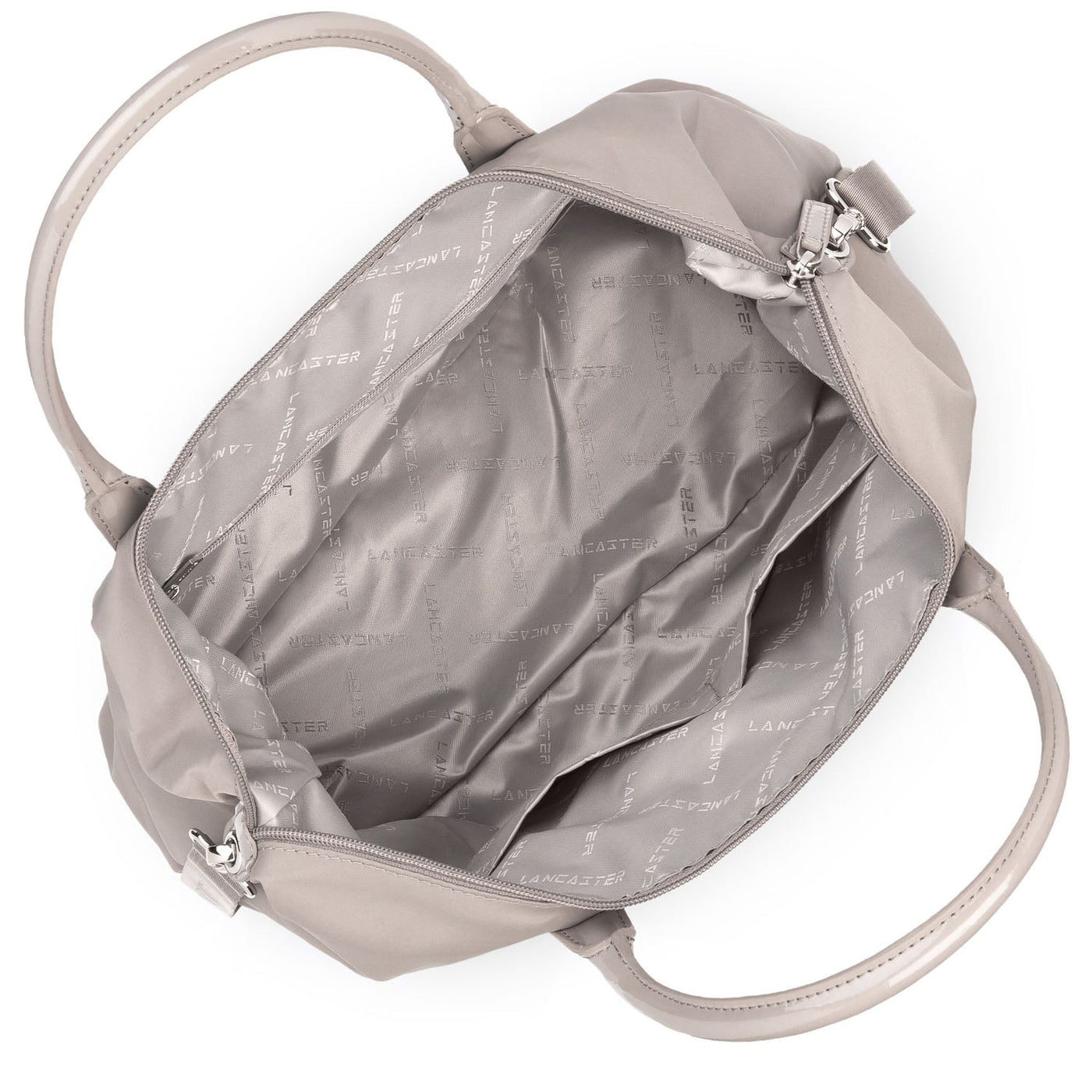 large tote bag - basic verni #couleur_galet