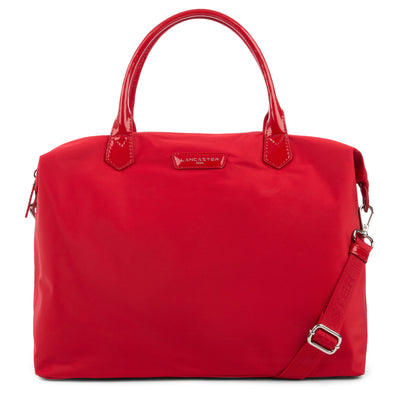 large tote bag - basic verni #couleur_rouge