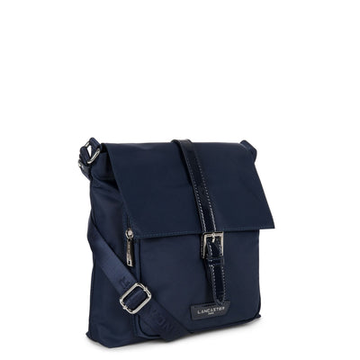 crossbody bag - basic verni #couleur_bleu-fonc