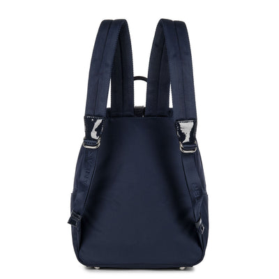 backpack - basic verni #couleur_bleu-fonc