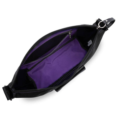 shoulder bag - smart kba #couleur_noir-violet