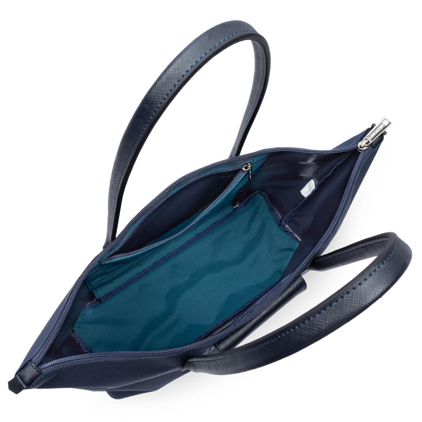 large tote bag - smart kba #couleur_bleu-fonc-bleu-paon