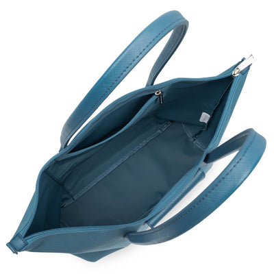 large tote bag - smart kba #couleur_bleu-paon