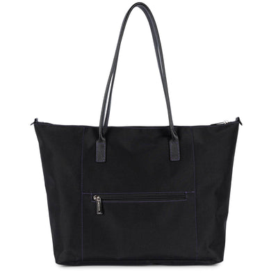 large tote bag - smart kba #couleur_noir-violet