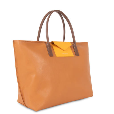large tote bag - maya #couleur_gold-jaune-vison