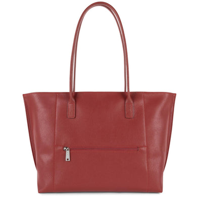 large tote bag - maya #couleur_carmin-rouge-carmin