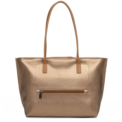 large tote bag - maya #couleur_cuivre-noisette-camel