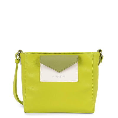 crossbody bag - maya #couleur_cleri-ecru-pistache