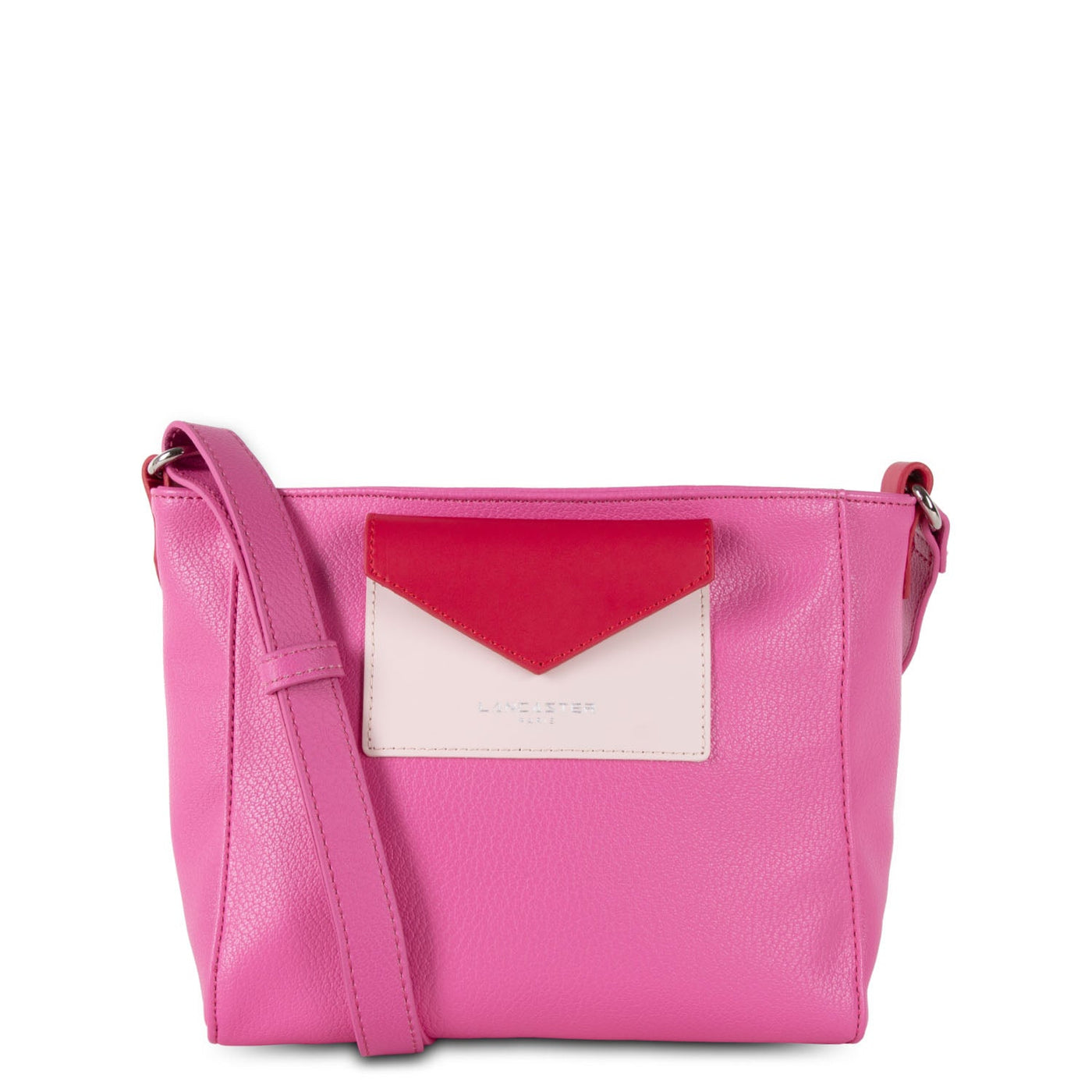 crossbody bag - maya #couleur_pivoine-rose-fuxia