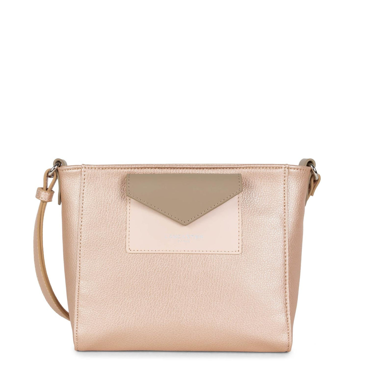 crossbody bag - maya #couleur_rose-nacre-rose-nude