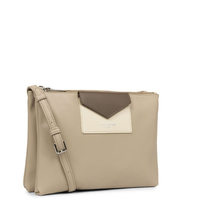 double clutch - maya #couleur_galet-ivoire-taupe