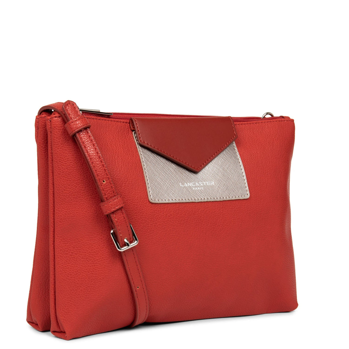 double clutch - maya #couleur_rouge-or-rose-carmin
