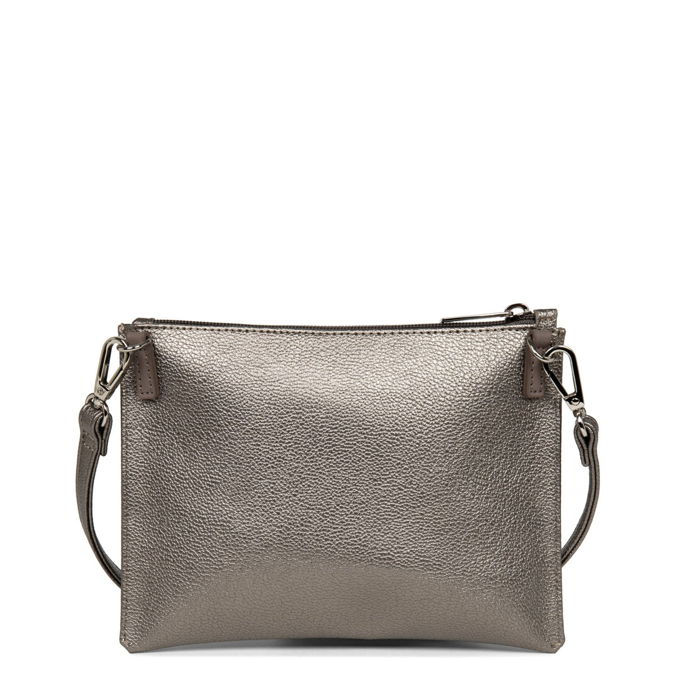 crossbody bag - maya #couleur_etain-galet-taupe
