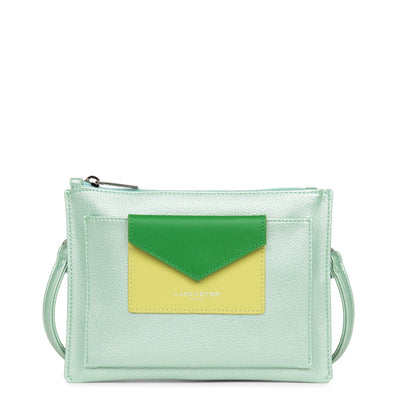 crossbody bag - maya #couleur_vert-menthe-anis-vert