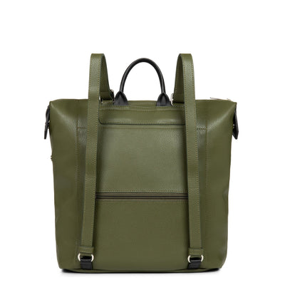 backpack - maya #couleur_vert-militaire-fusil-noir