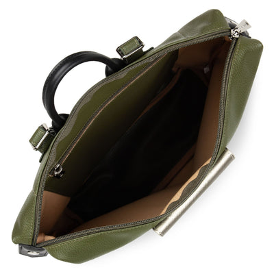 backpack - maya #couleur_vert-militaire-fusil-noir