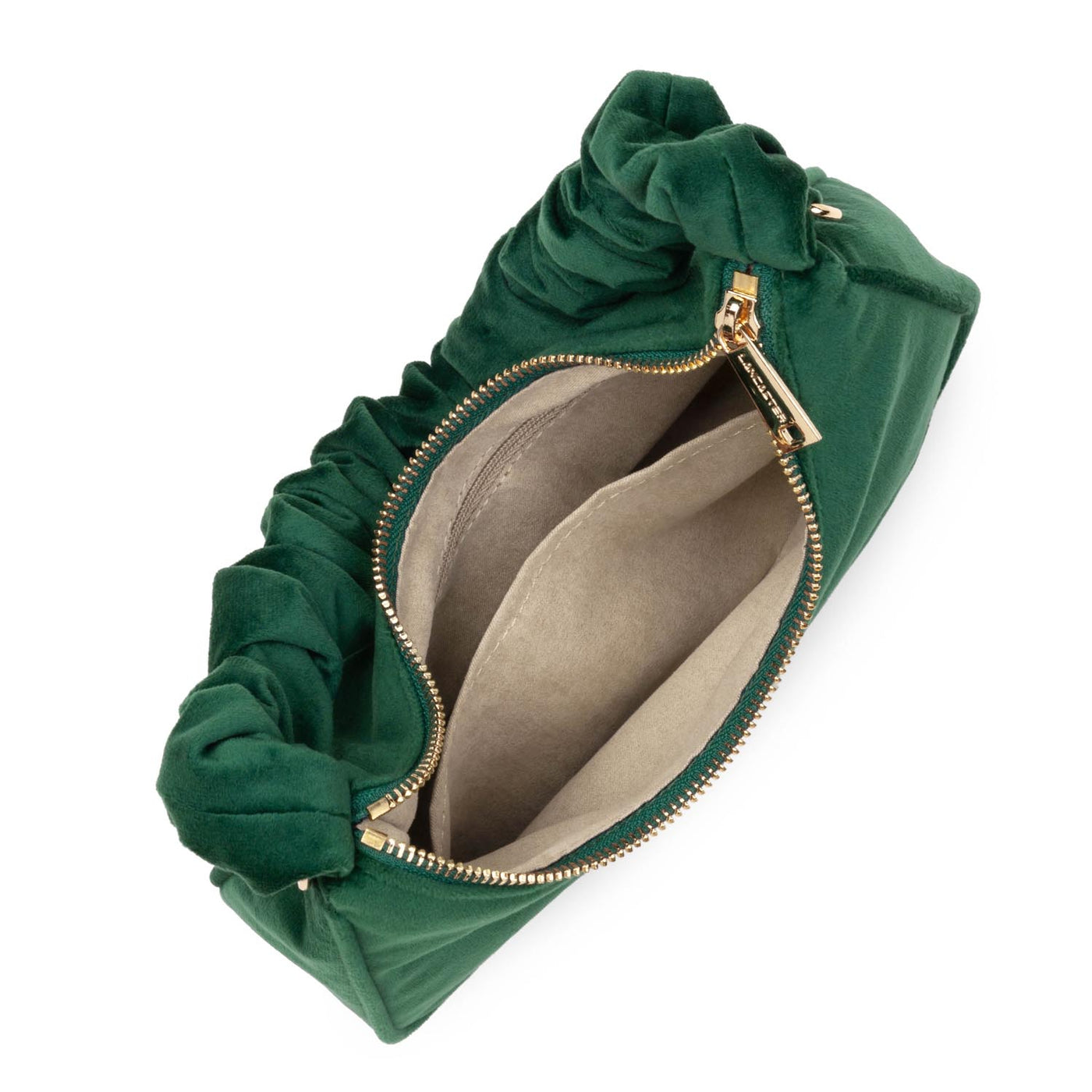 baguette bag - velvet chouchou #couleur_vert-fort