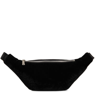 belt bag - actual velvet & séquin #couleur_noir