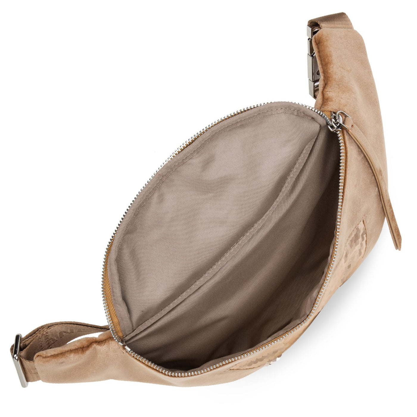 belt bag - actual velvet & séquin #couleur_nude