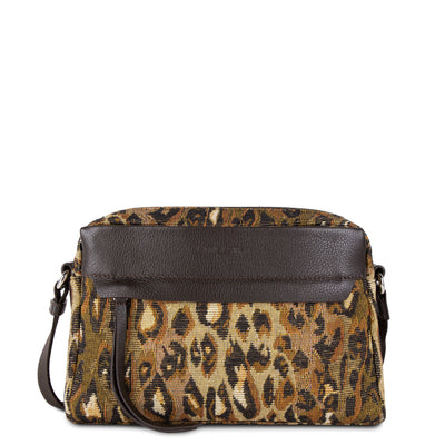 crossbody bag - actual jungle tapestry #couleur_marron-tigre