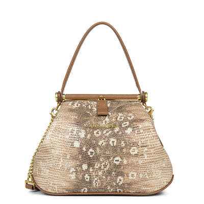 mini handbag - studio dream #couleur_camel-iguane