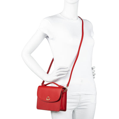 handbag - city philos #couleur_rouge