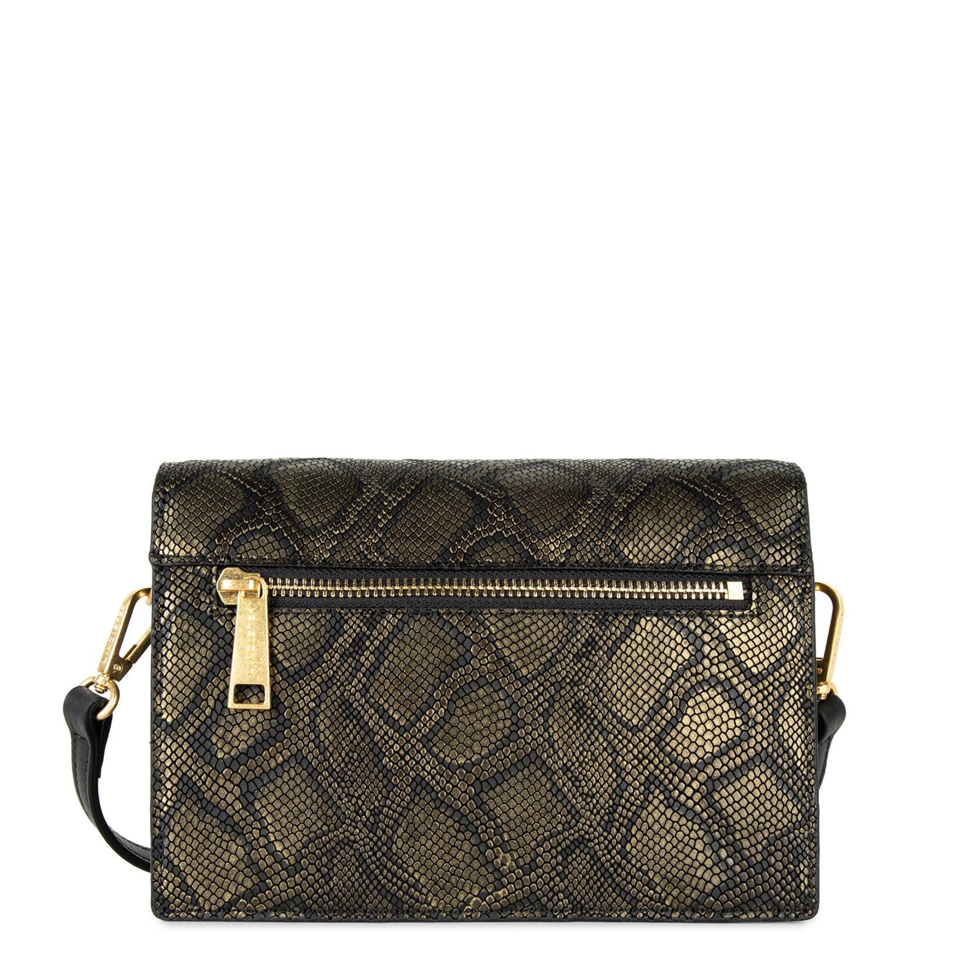 crossbody bag - exotic lee #couleur_or-vieillit-python