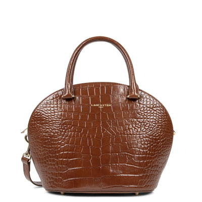 handbag - exotic croco cn #couleur_caramel