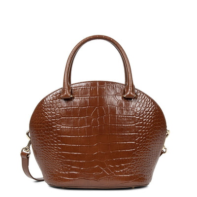 handbag - exotic croco cn #couleur_caramel