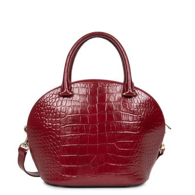 handbag - exotic croco cn #couleur_carmin